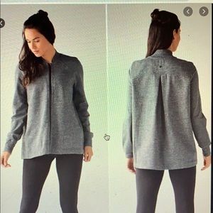 Lululemon Pleat to Street Bomber Jacket- gray